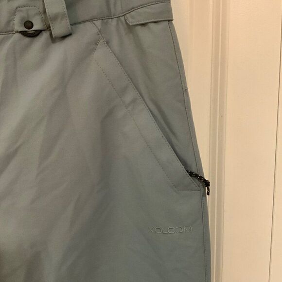 Volcom Blue Green Women’s Frochickie Insulated Ski Snow Pant Medium - Picture 6 of 14